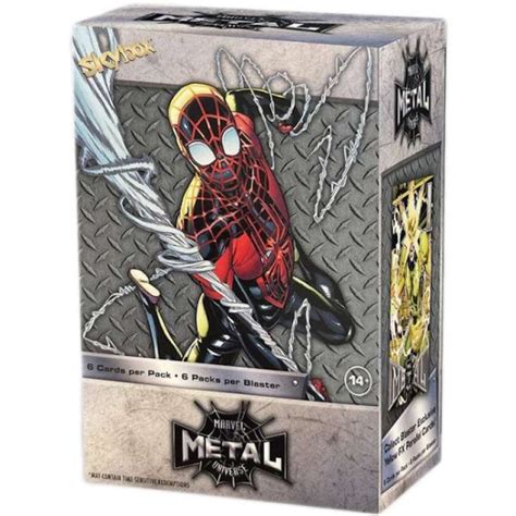 spiderman metal blaster box|skybox metal universe spider man.